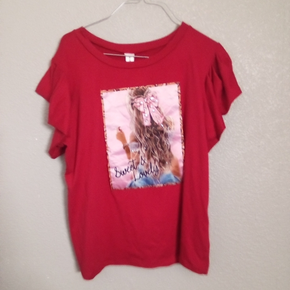 Rouge Helium Red Graphic Short Sleeve Tee ( Bag M )